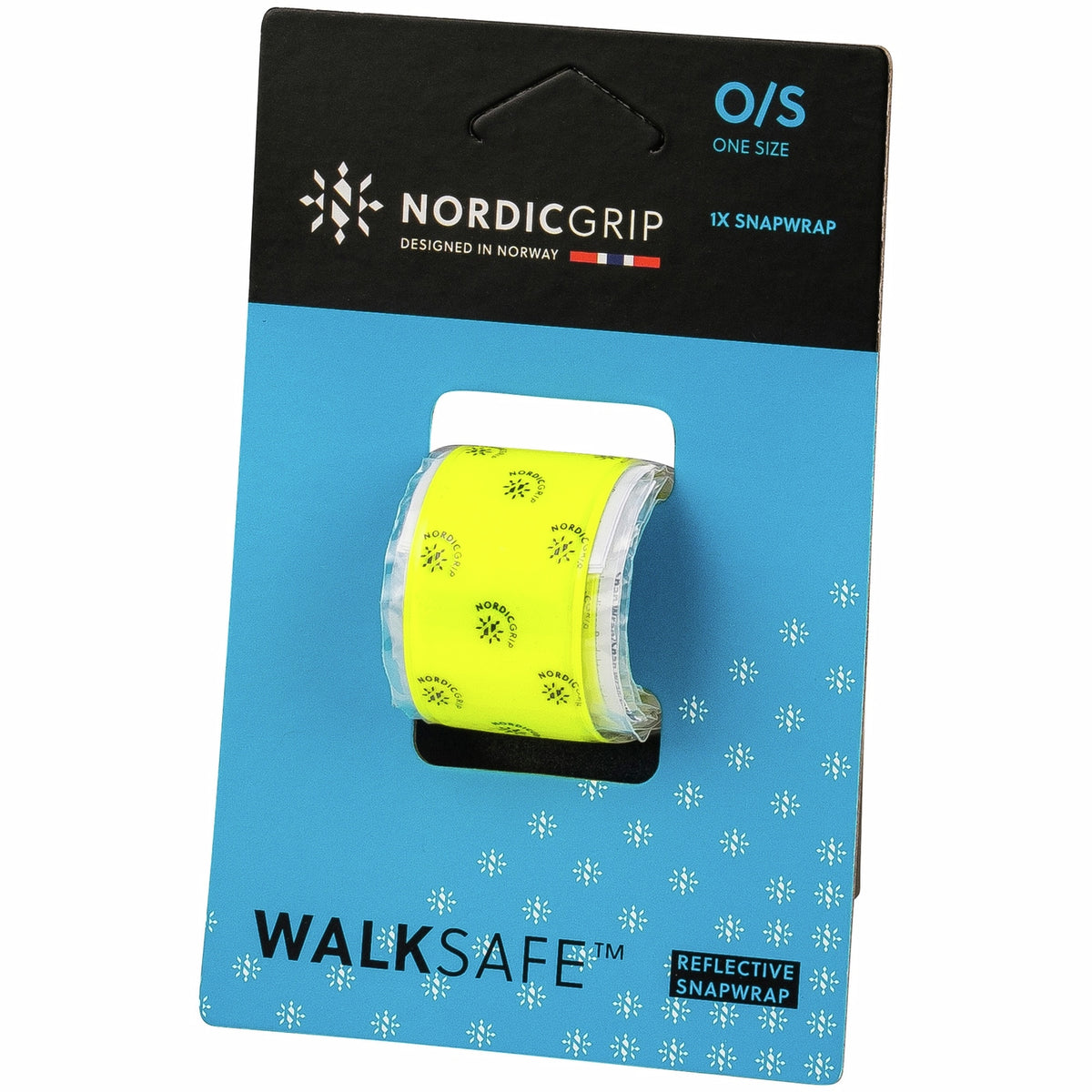 Nordic Grip refleks snap-bånd i gul (3)