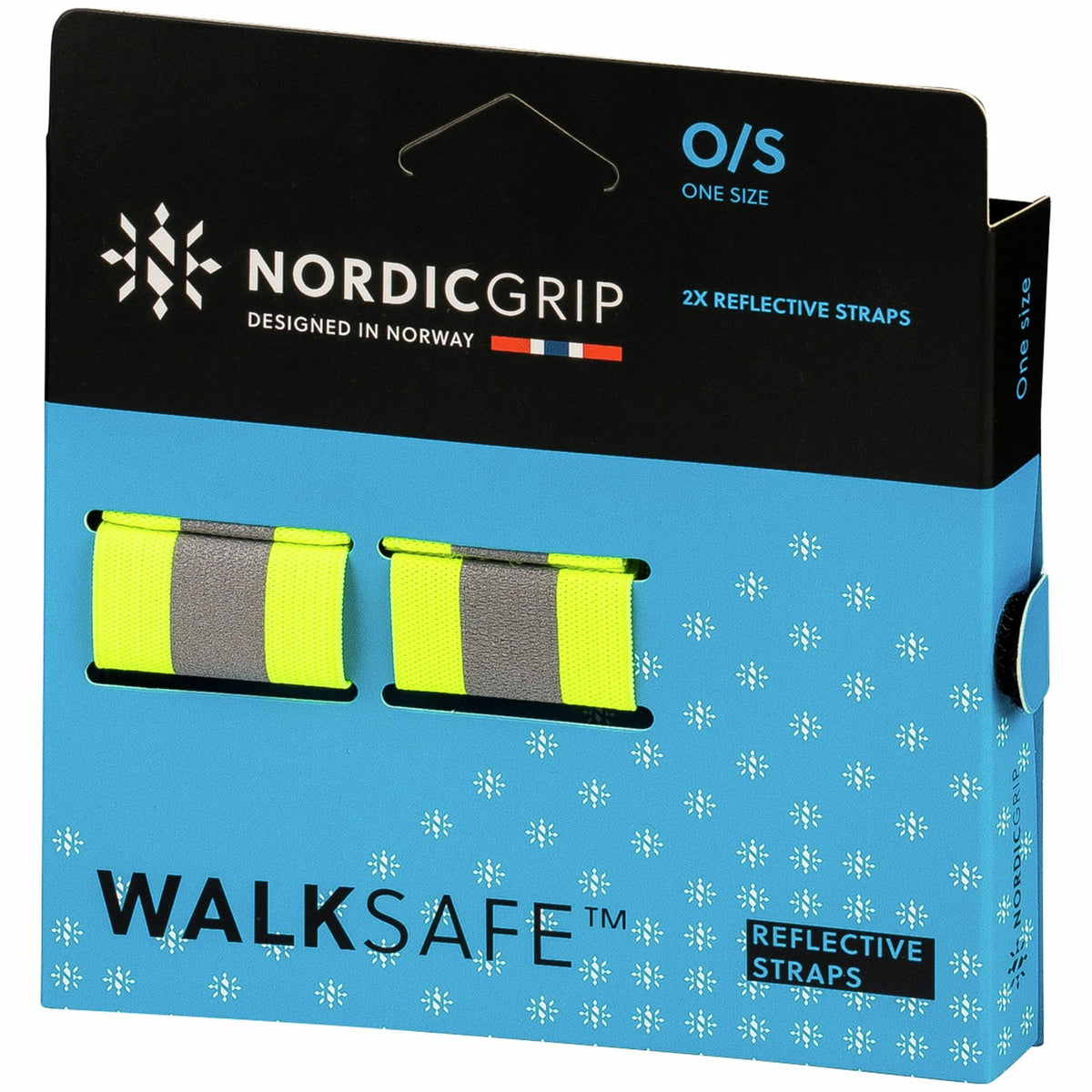 Nordic Grip refleksbånd til arm og ben i gul (2)