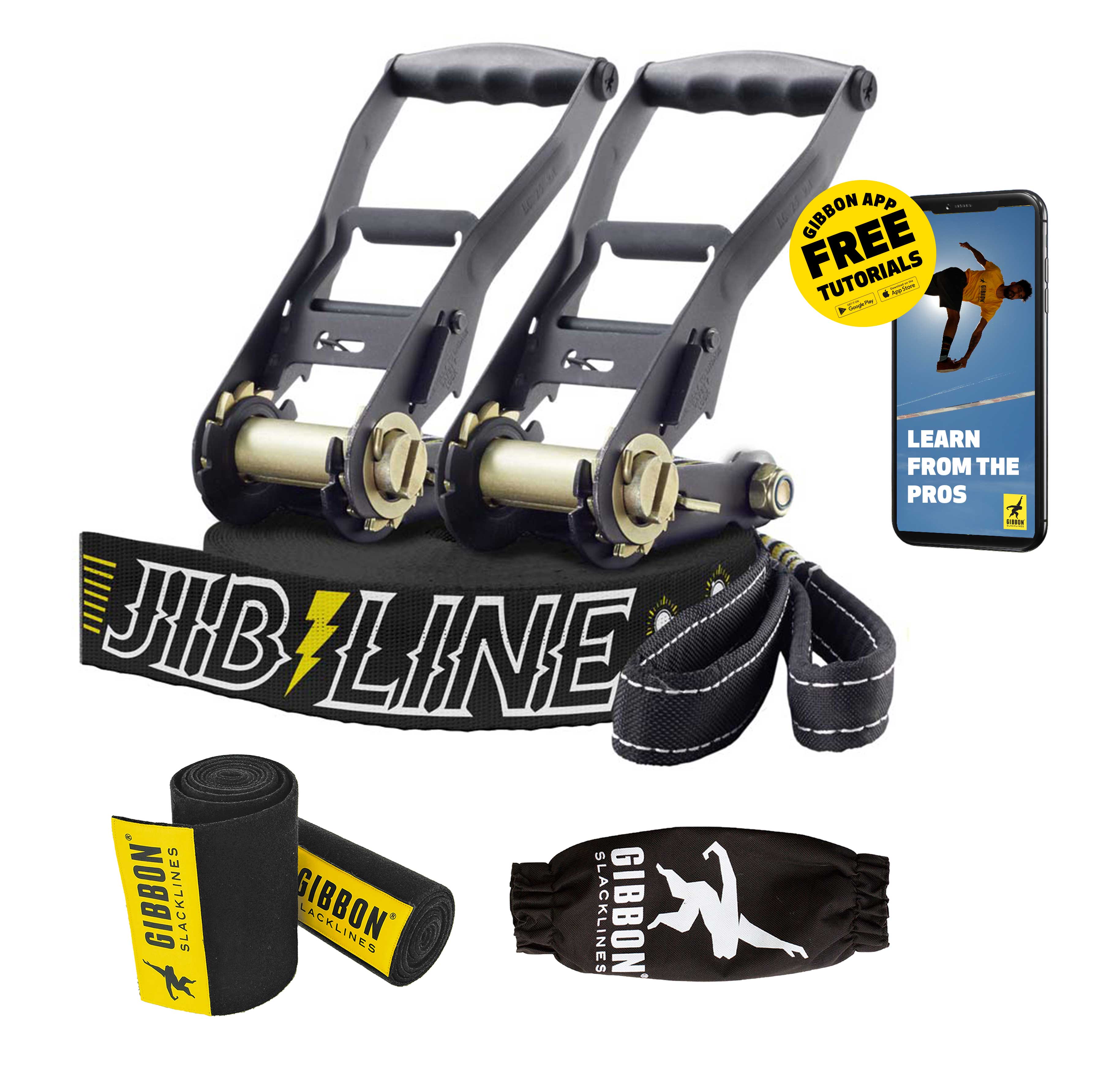 Gibbon - Slackline-Set Jibline Xl Treewear Set - Black