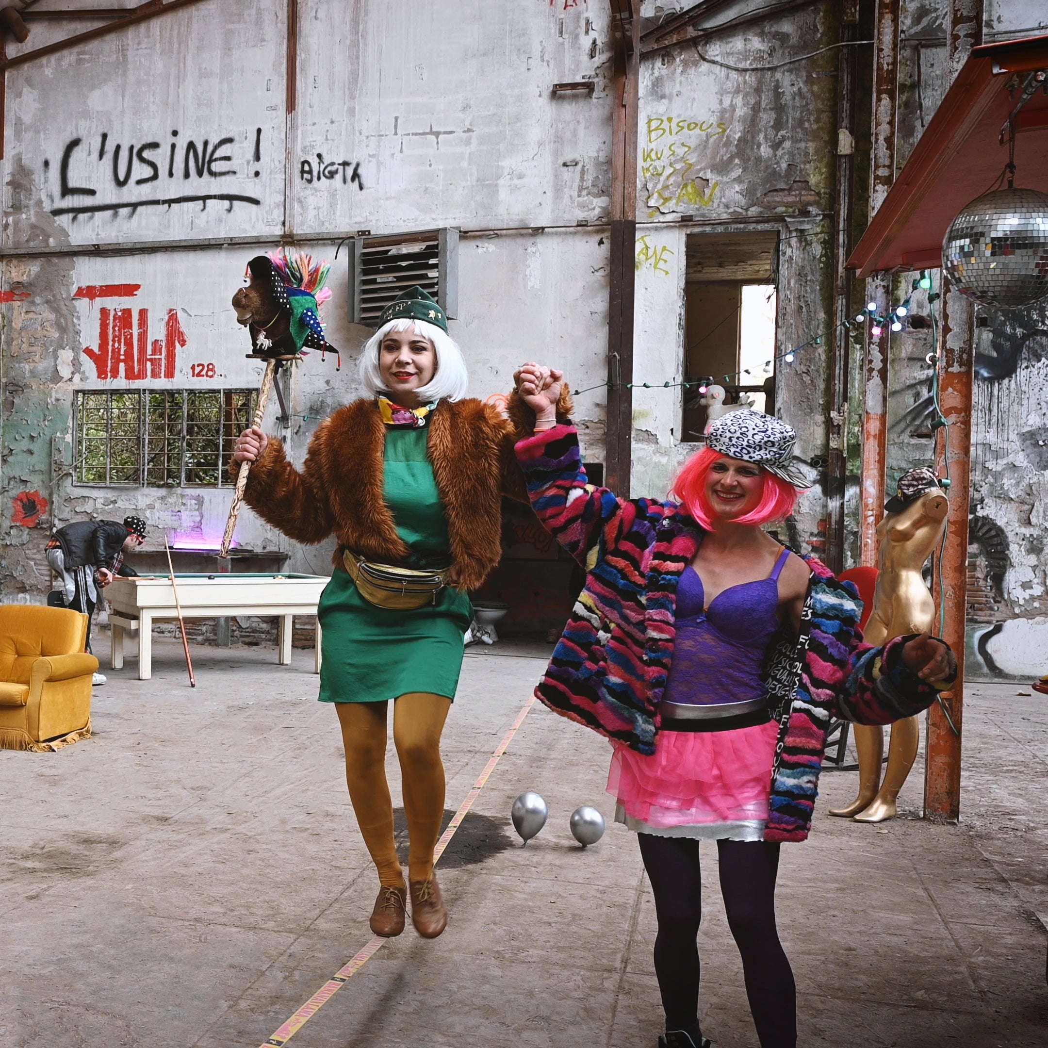 Gibbon - Slackline-Set Bananalama Treewear Set - Blue/Yellow