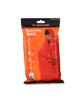 LifeSystems Survival Bag nødpose til to personer, orange