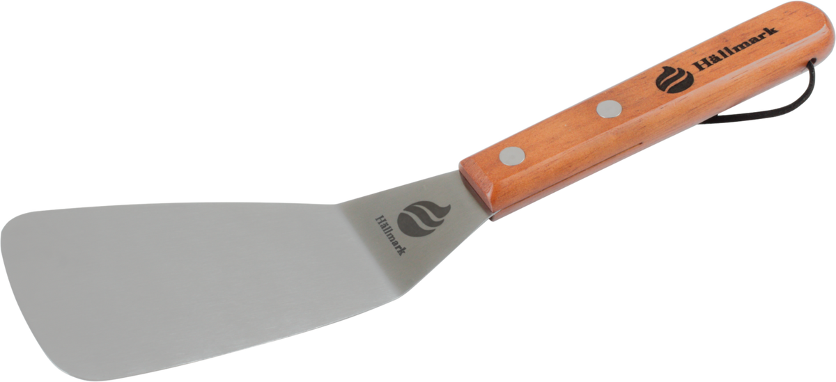Hallmark lille grillspatel med træhåndtag, 30 cm (2)