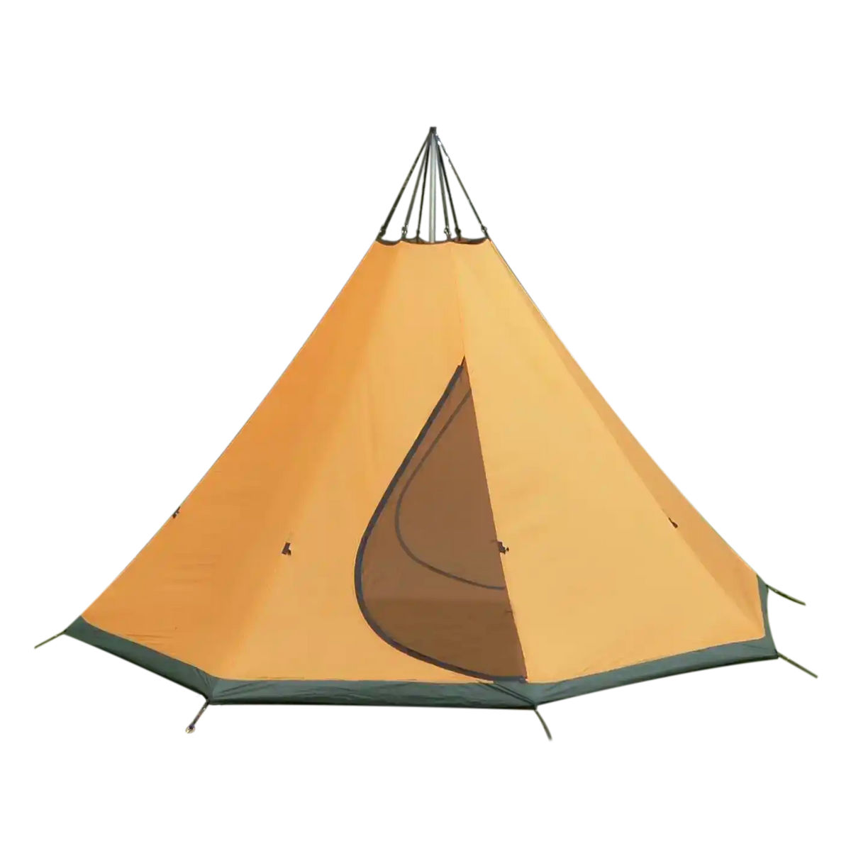 Tentipi Indertelt Base med to døre til Nordic tipi 9 i gul (4)