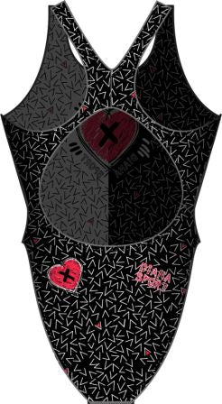 Diana Sport - Badedragter Graffiti - Black/White