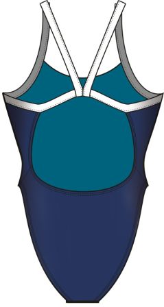 Diana Sport - Badedragter Oxana -Ensfarvet - Blue