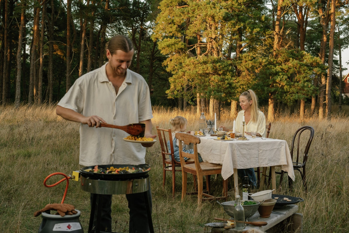 Hallmark paellapande i sort emaljeret stål, Ø 46 cm (3)
