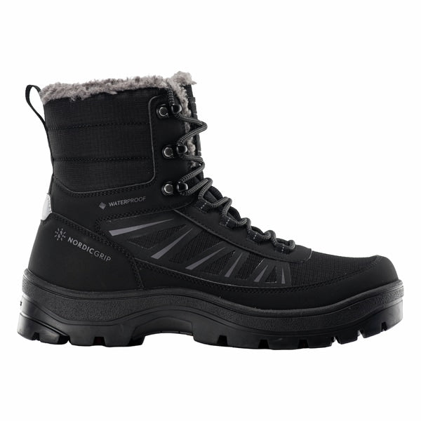 Nordic Grip Mercator High Warm piggsko i sort