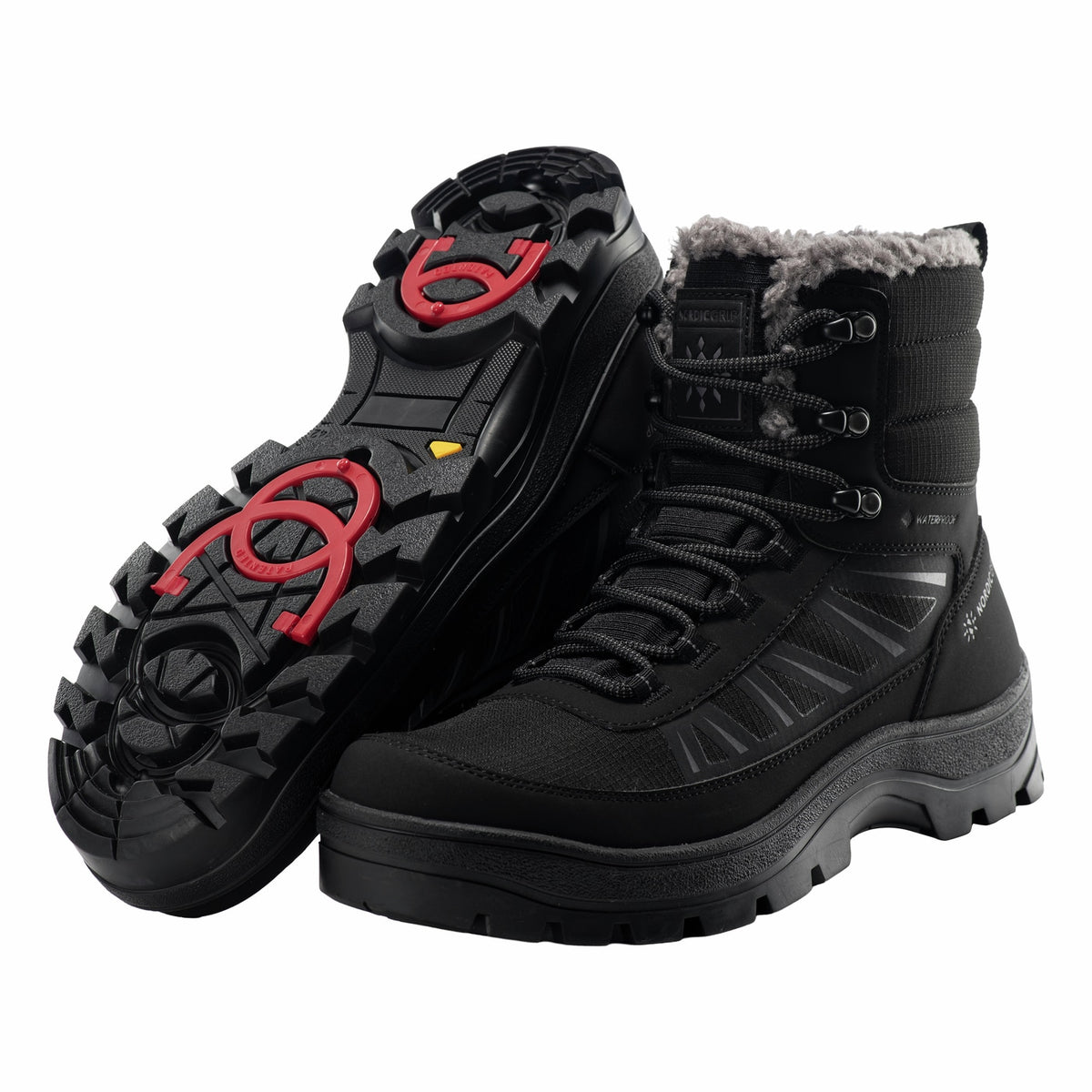 Nordic Grip Mercator High Warm piggsko i sort (2)