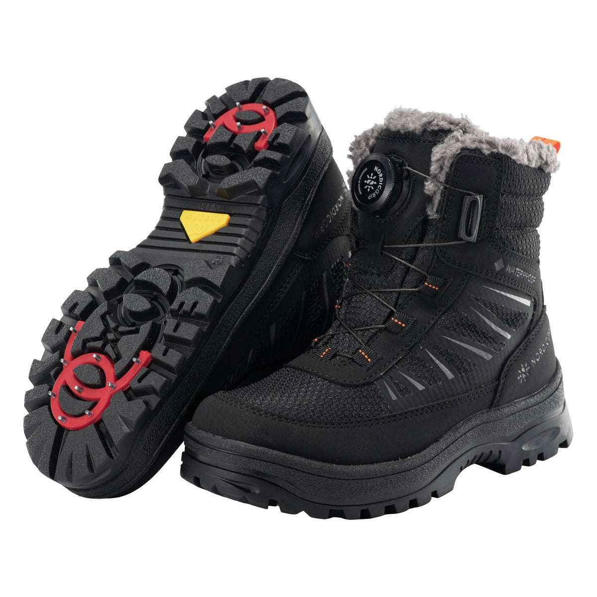 Nordic Grip Mercator Junior Wheel piggsko i sort (2)