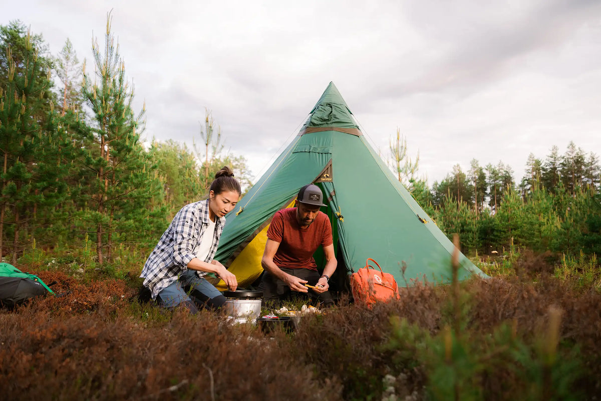 Tentipi Safir Light tipitelt i grøn (4)