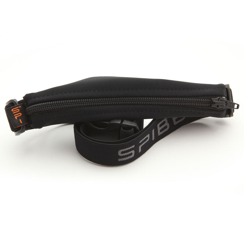 SPIbelt - Løbebælter Large Pocket - Black/Black Zip