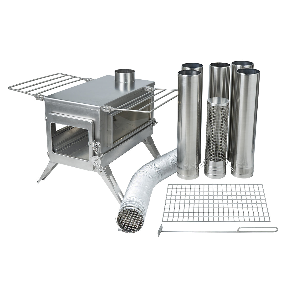 Winnerwell Nomad PLUS Double View brændeovn med ekstern luft