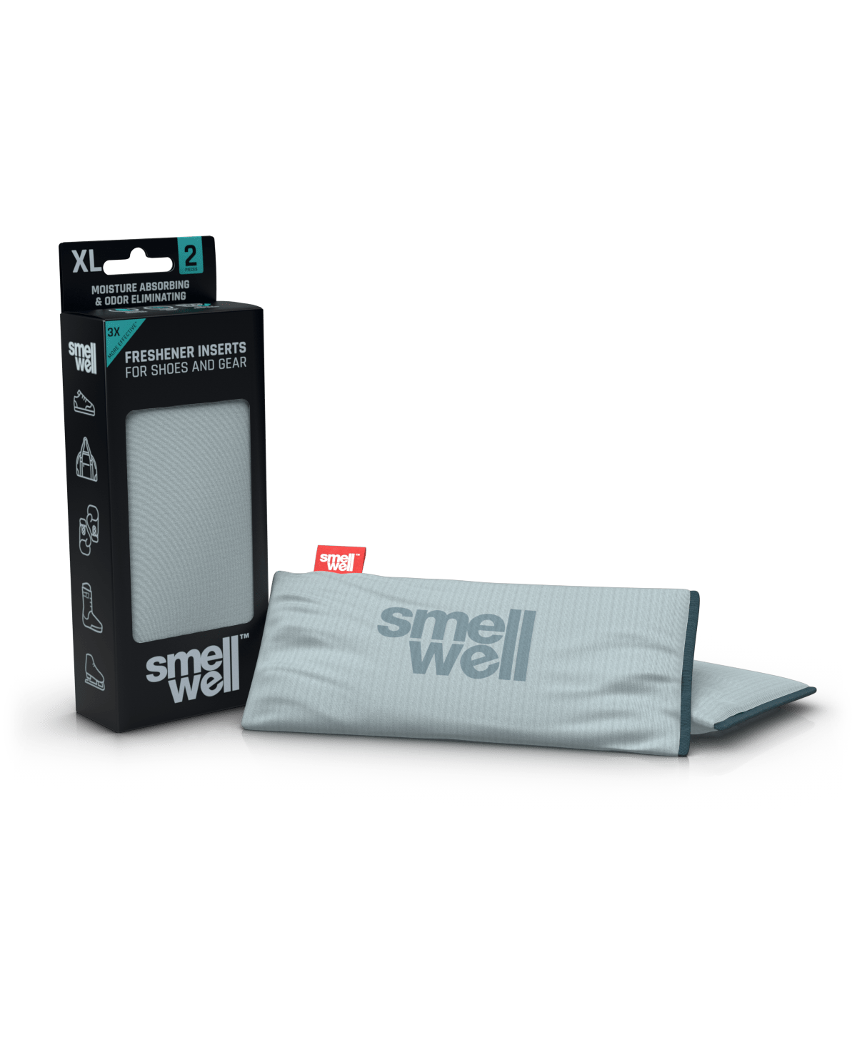 SmellWell - Active XL - Silver Grey