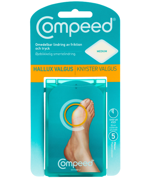 Compeed Knystplaster Medium, 5 stk., turkis emballage