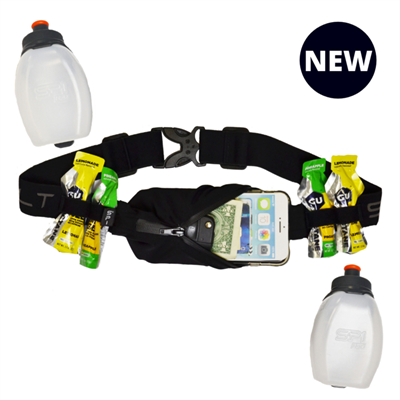 SPIbelt - Løbebælte Distance Pro - Black/Black Zipper