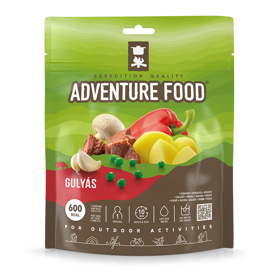 Adventure Food Gulyás frysetørret måltid, grøn pose