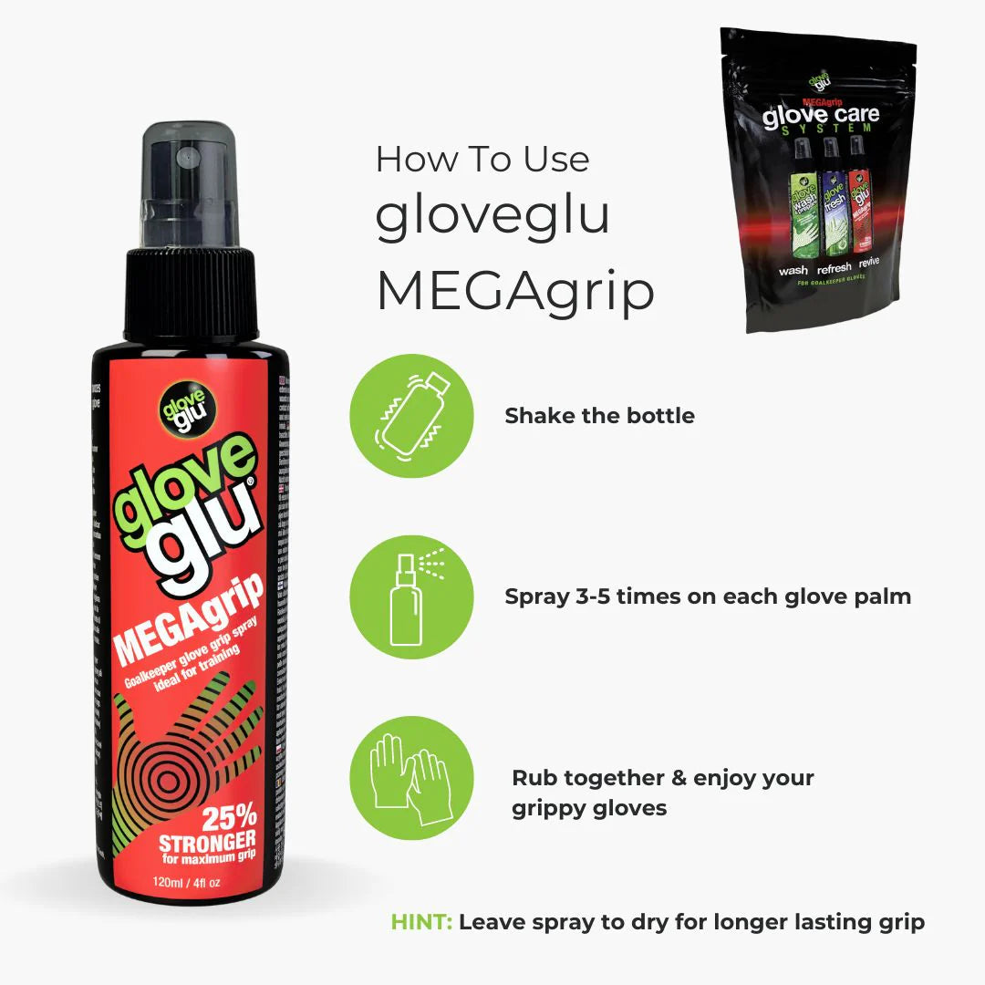 GloveGlu - Handske Care sæt MEGAgrip