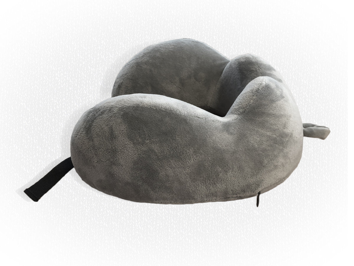 Cuddlebug ergonomisk nakkepude i memory foam i grå