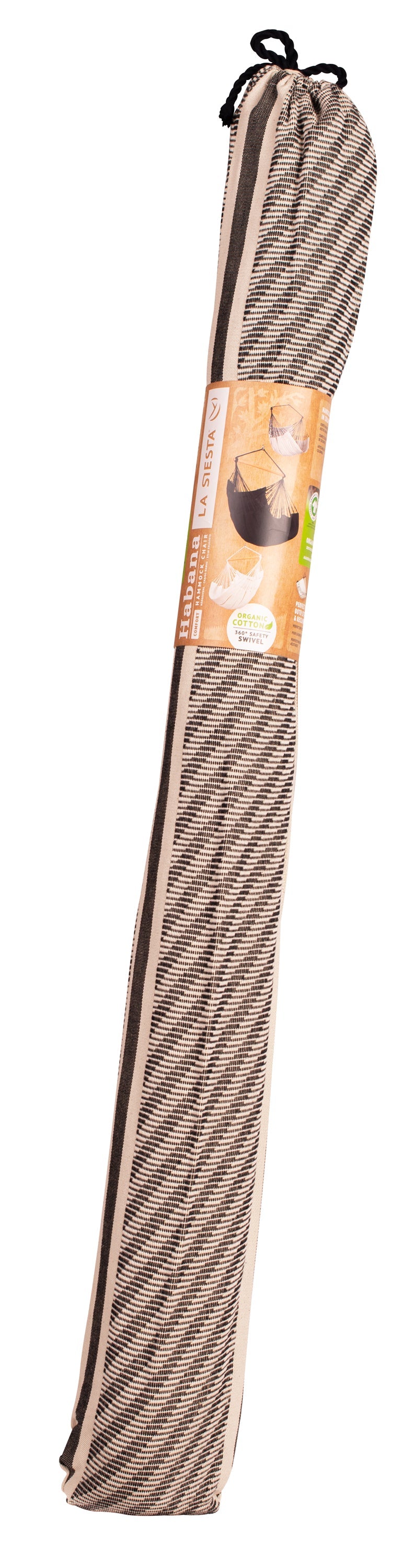 LA SIESTA® - Habana Kingsize hængestol i økologisk bomuld - Zebra - billede 3 | JT-Sport.dk