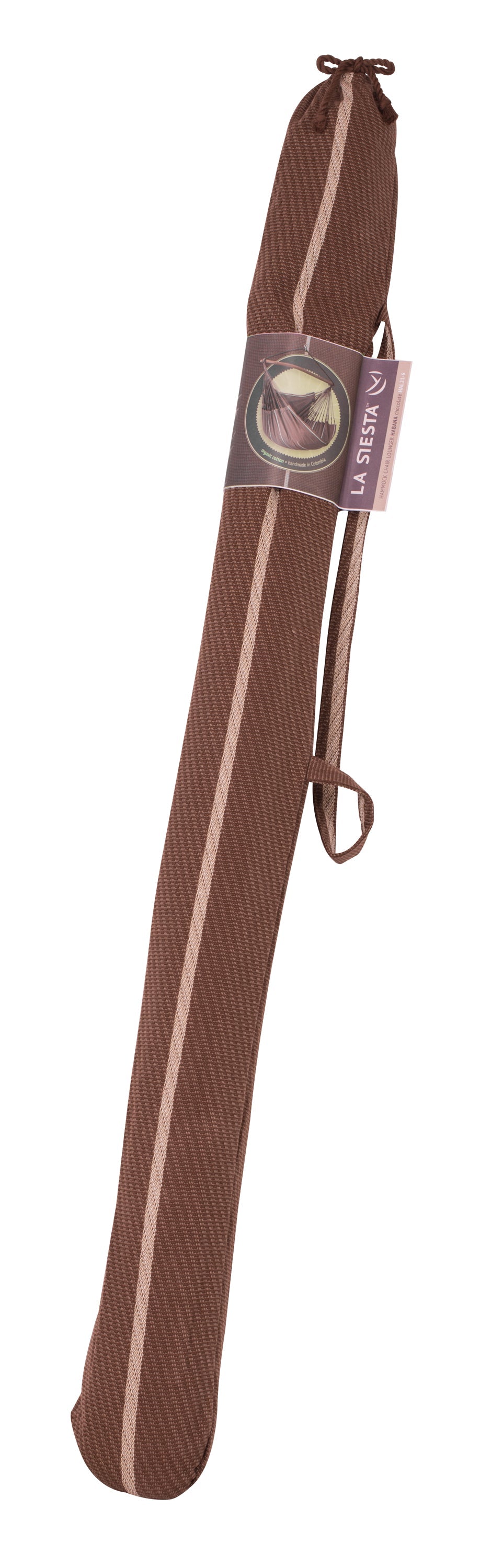 LA SIESTA® - Habana Kingsize hængestol i økologisk bomuld - Chocolate