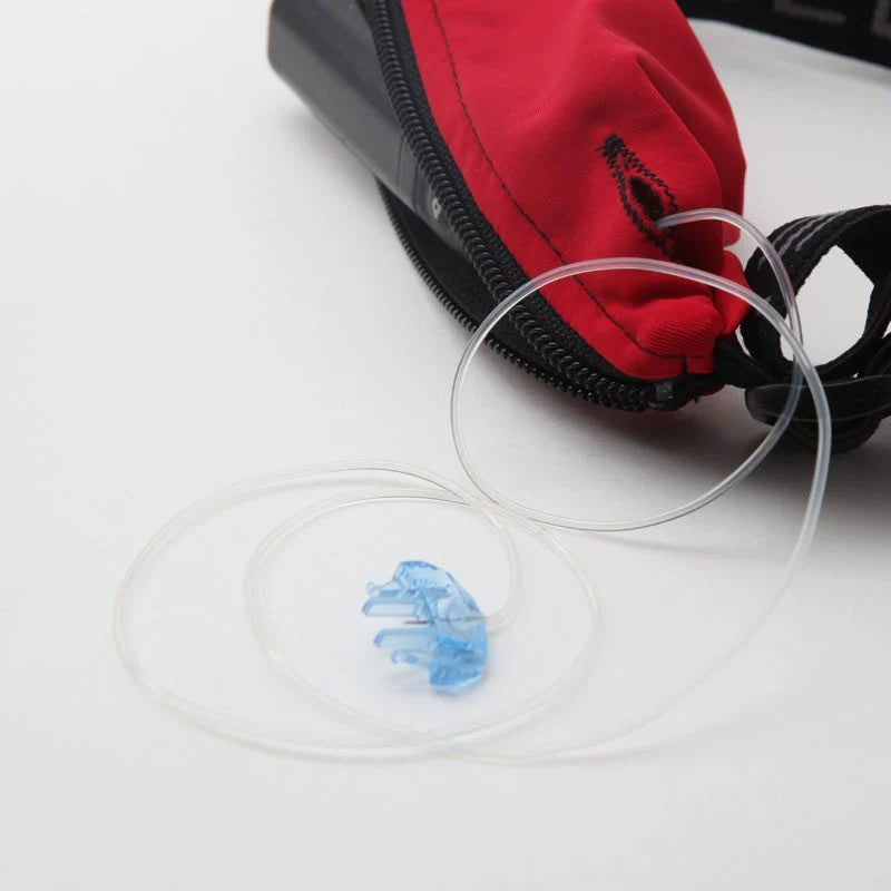 SPIbelt - Løbebælte Kids Diabetic PTH - Steel Blue/Black Zipper