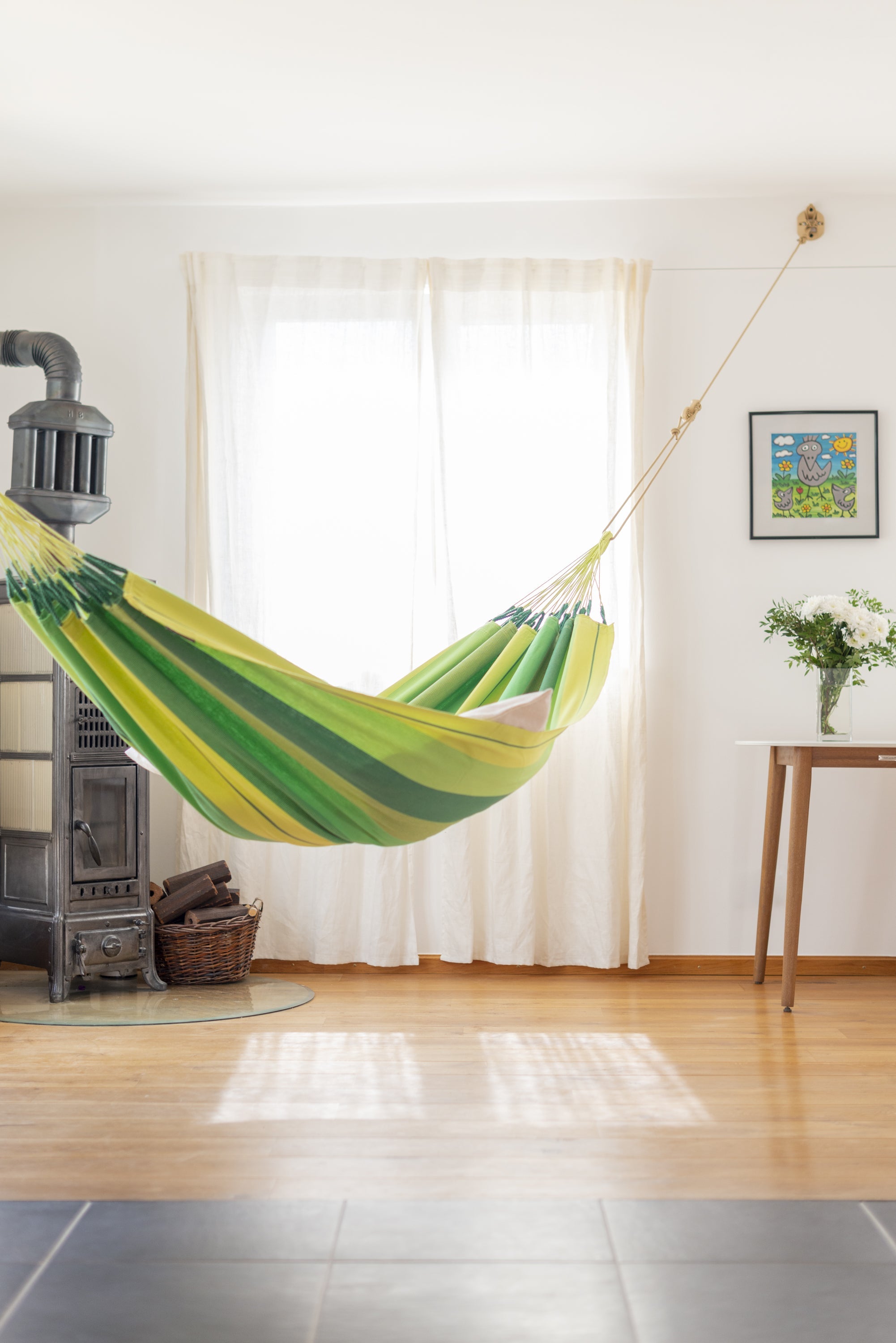 LA SIESTA® - Modesta Single-hængekøje i økologisk bomuld - Jungle