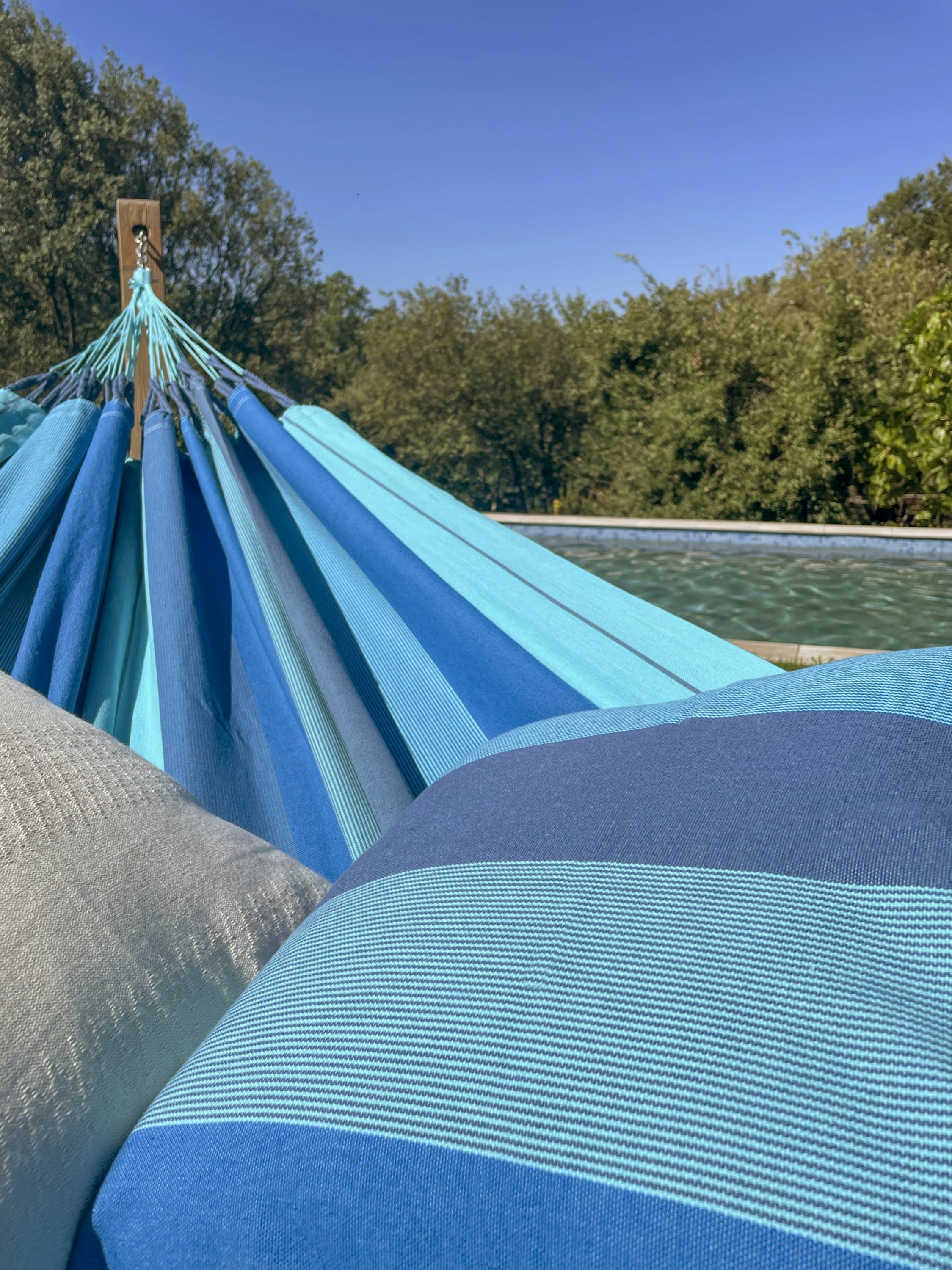 LA SIESTA® - Cariño Betræk til hængekøjepude af økologisk bomuld - Lagoon