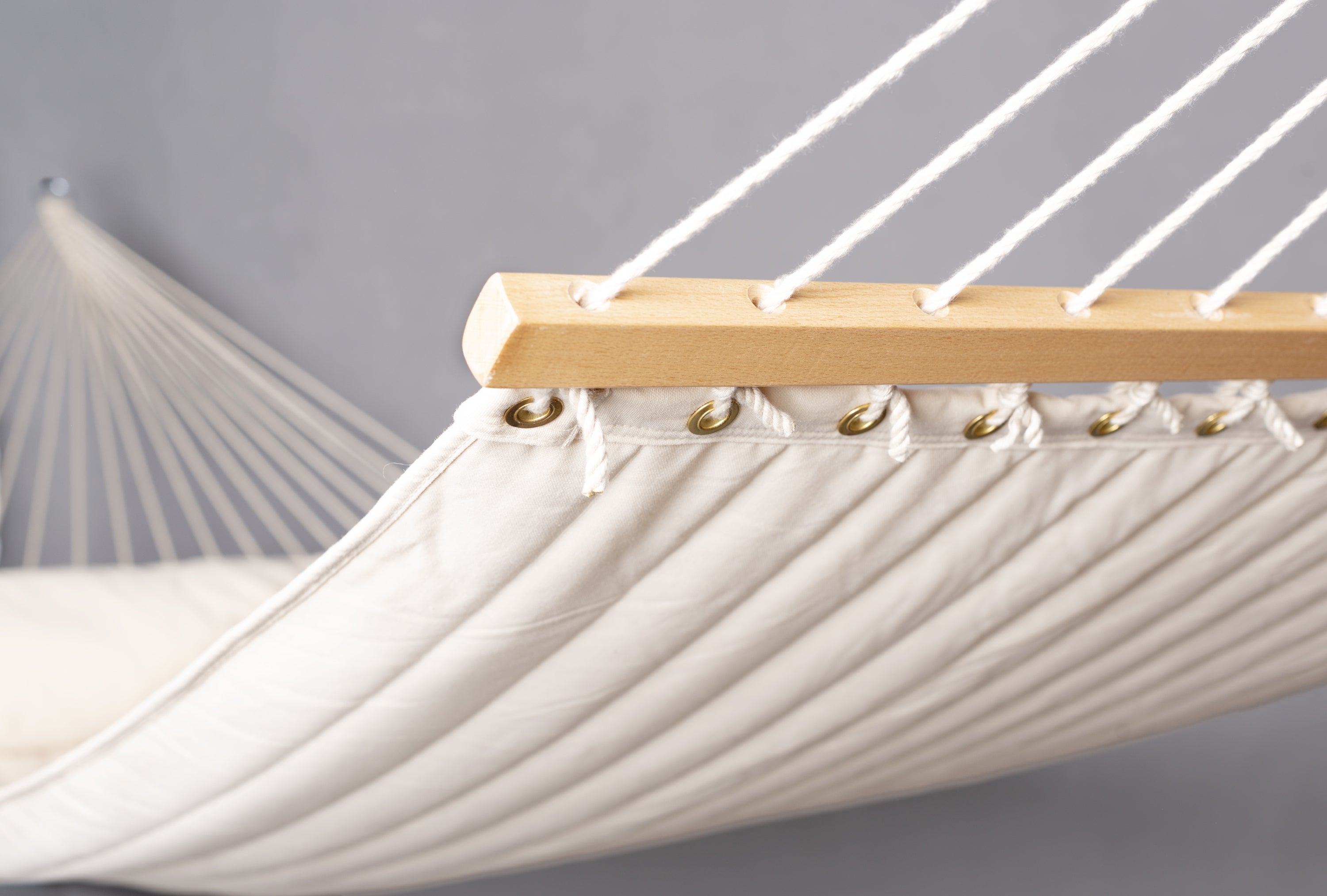 LA SIESTA® - Alabama Kingsize-hængekøje med tværpind - Vanilla