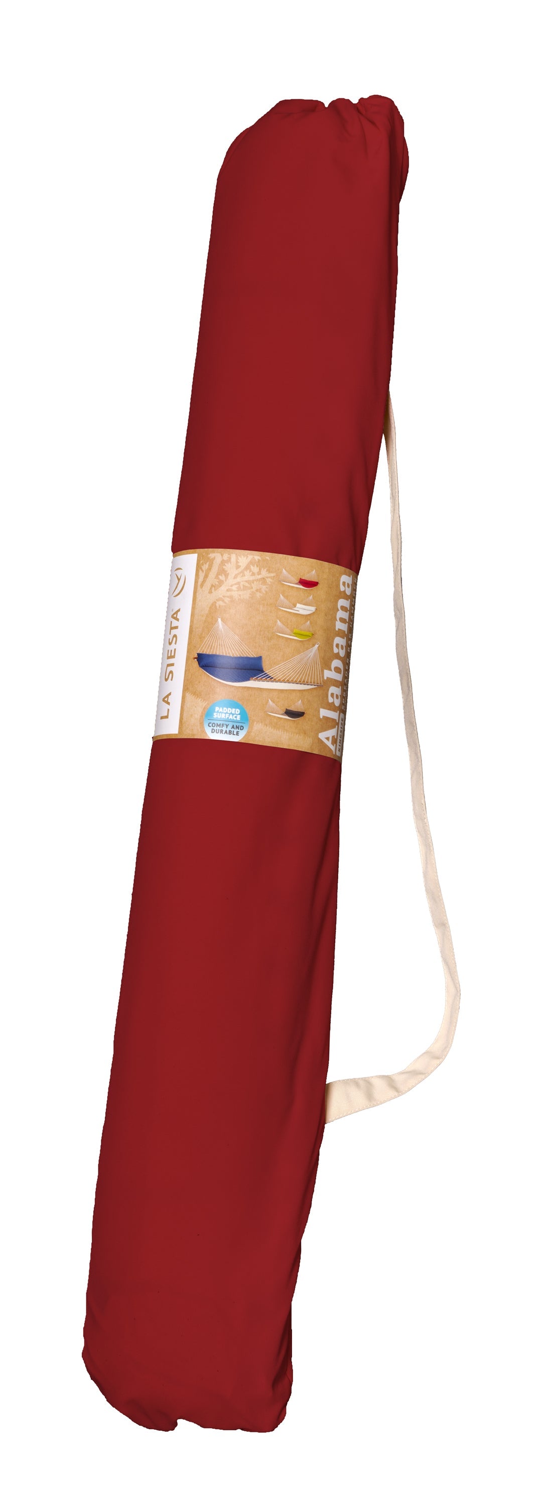 LA SIESTA® - Alabama Kingsize-hængekøje med tværpind - Red Pepper
