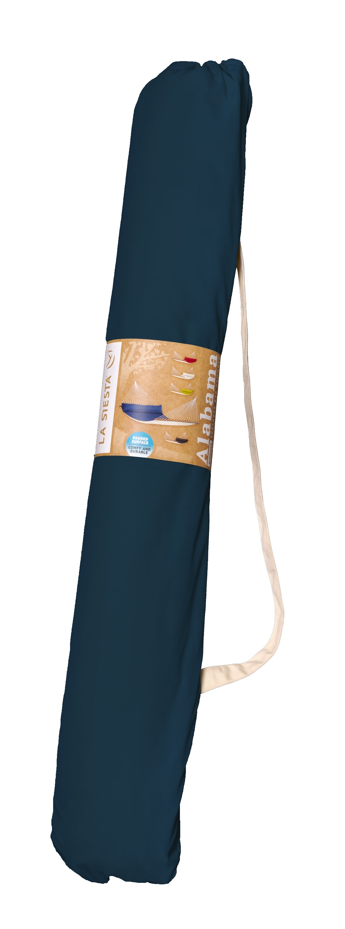 LA SIESTA® - Alabama Kingsize-hængekøje med tværpind - Navy Blue