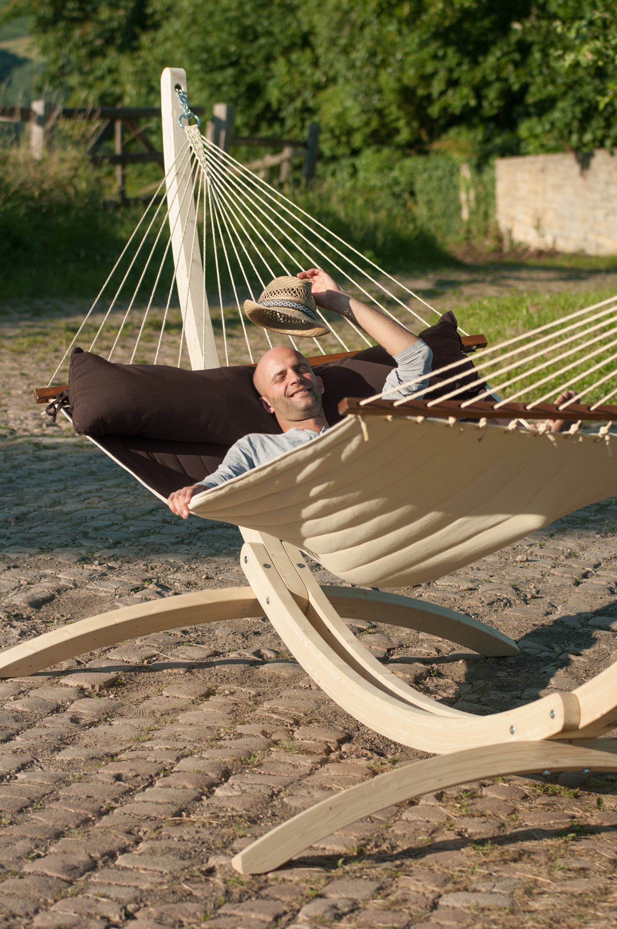 LA SIESTA® - Alabama Kingsize-hængekøje med tværpind - Arabica