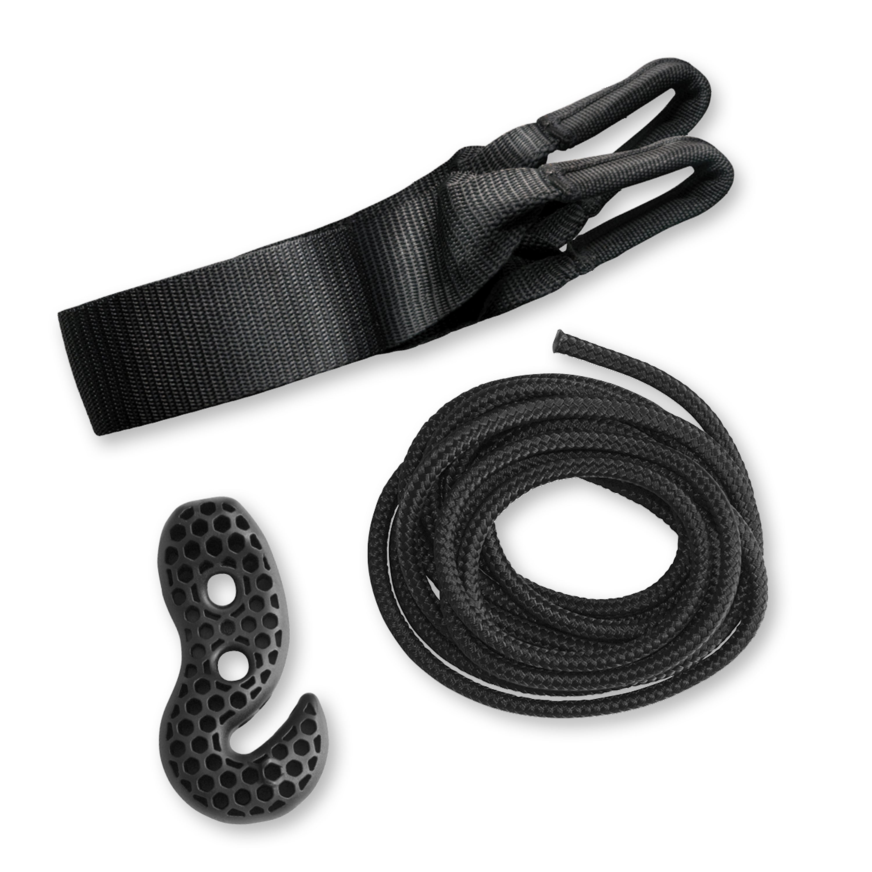 LA SIESTA® - TreeMount 1rope Fastgørelse til hængestole ved træer og bjælker - Black