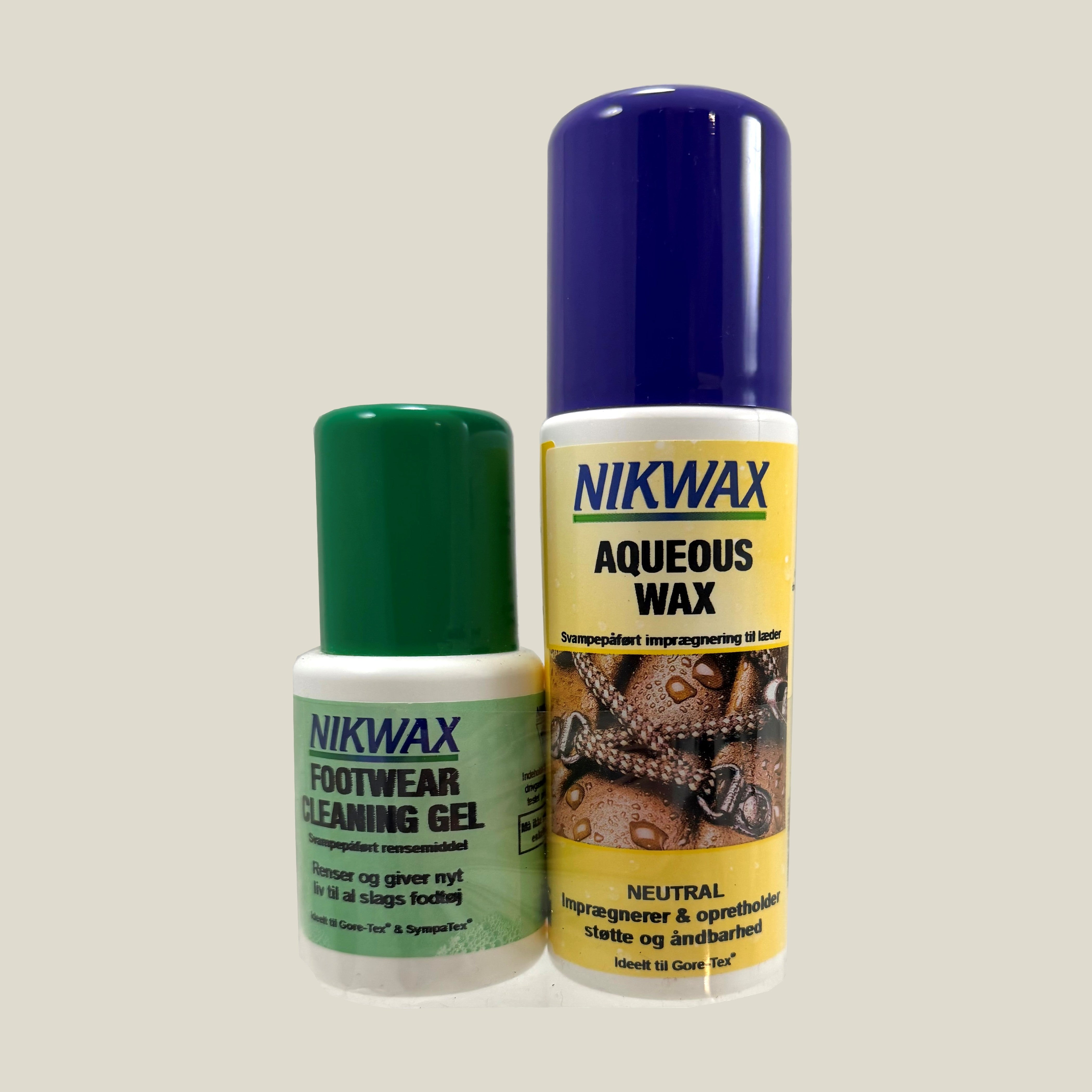 Nikwax - Twinpack Aqueous Wax Sort + cleaning gel - 125 ml./60 ml.