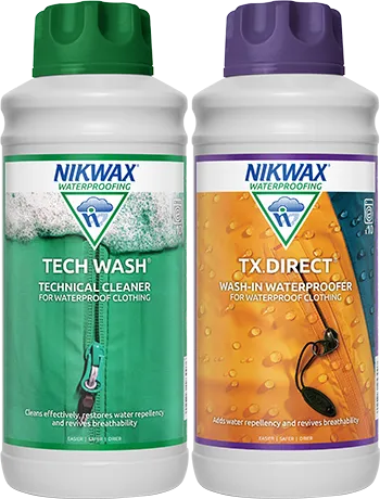 Nikwax - Twinpack Tech Wash/TX-Direct Wash-in - 2 x 1 L