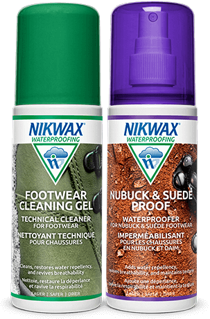 Nikwax - Twinpack Footwear Cleaning Gel/Nubuck & Suede Proof 2 x 125 ml.