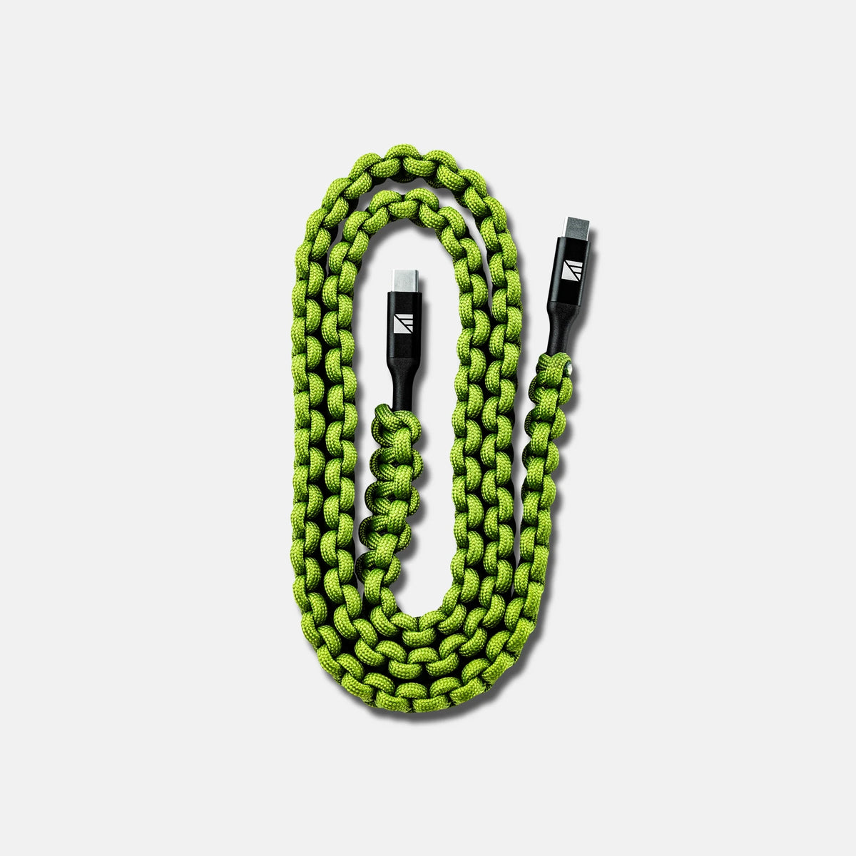 Dark Energy USB-C til USB-C paracord-kabel, grøn