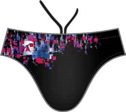 Diana Sport - Badedragter Squared - Black