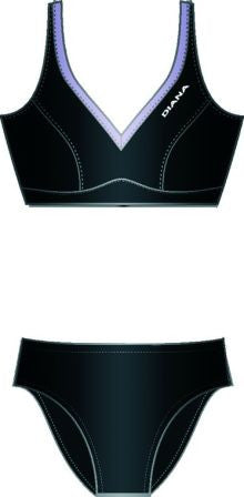 Diana Sport - Badedragter Arina - Black