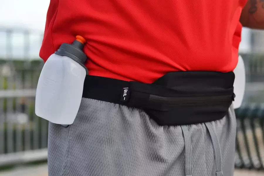 SPIbelt - Løbebælte Distance Pro - Black/Black Zipper