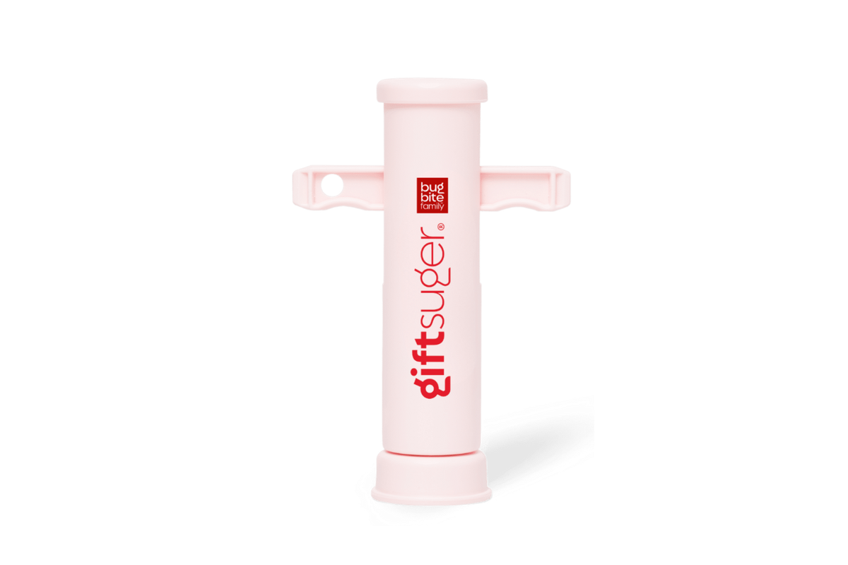 Bug Bite Giftsuger sugeværktøj mod insektbid, pink