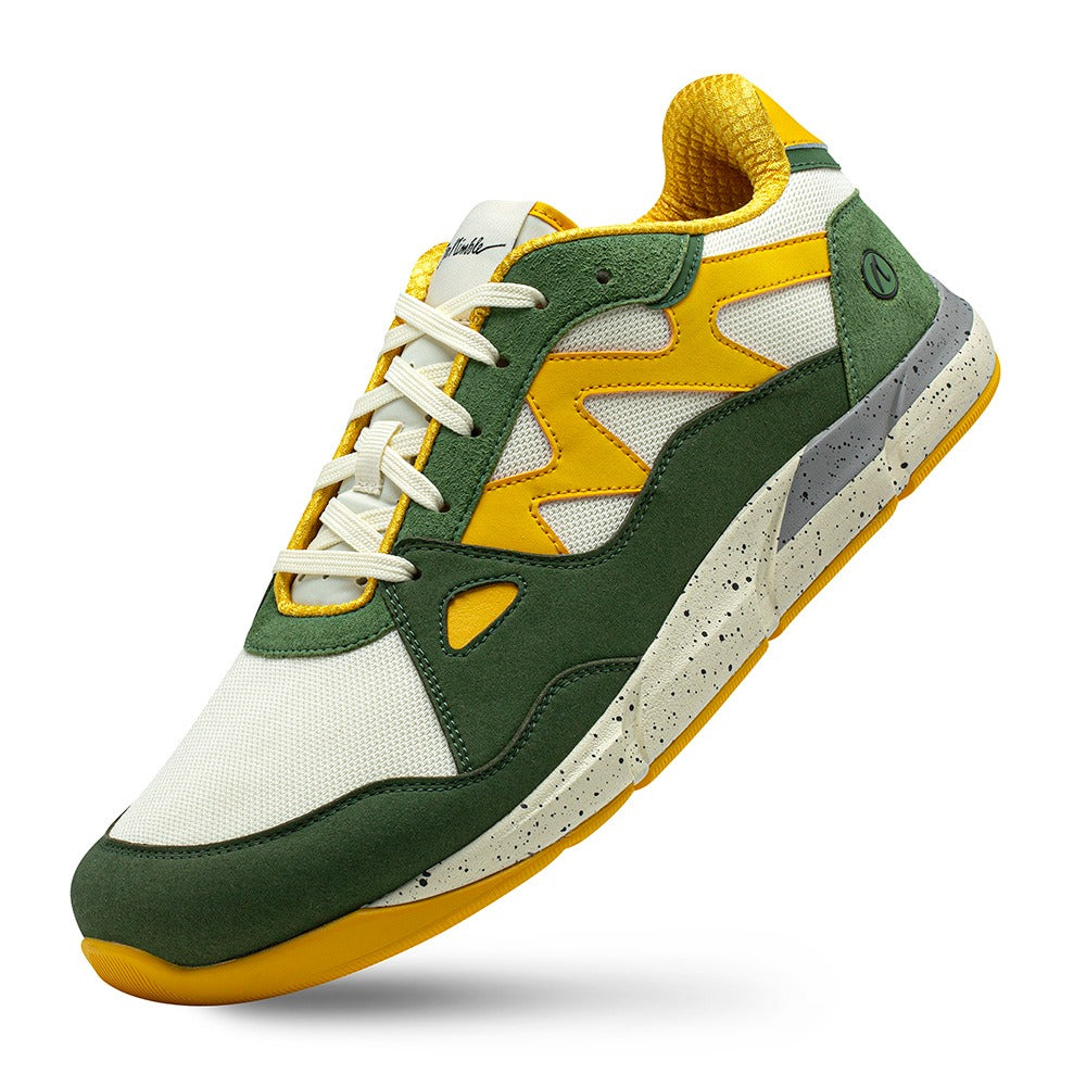 Joe Nimble Sneaker Addict dame, grøn/gul (6)