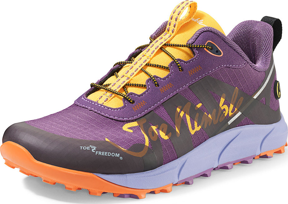 Joe Nimble NimbleToes Trail Addict dame, lilla/orange (2)