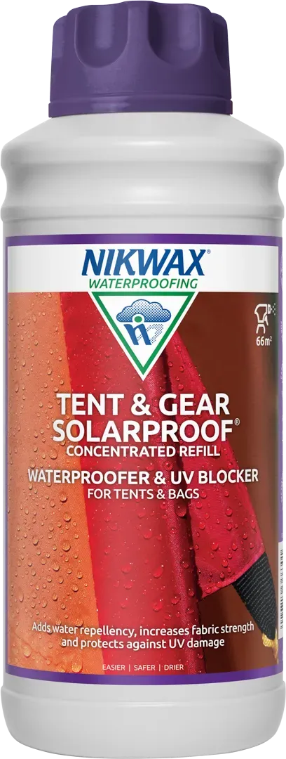 Nikwax - Imprægnering Tent & Gear Solarproof Koncentrat til genopfyld - 1 L