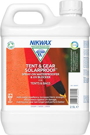 Nikwax - Imprægnering Tent & Gear Solarproof Spray-On - 2.5 L
