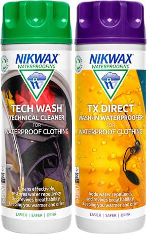 Nikwax - Twinpack Tech Wash & TX-Direct Wash-in - 2 x 300 ml.