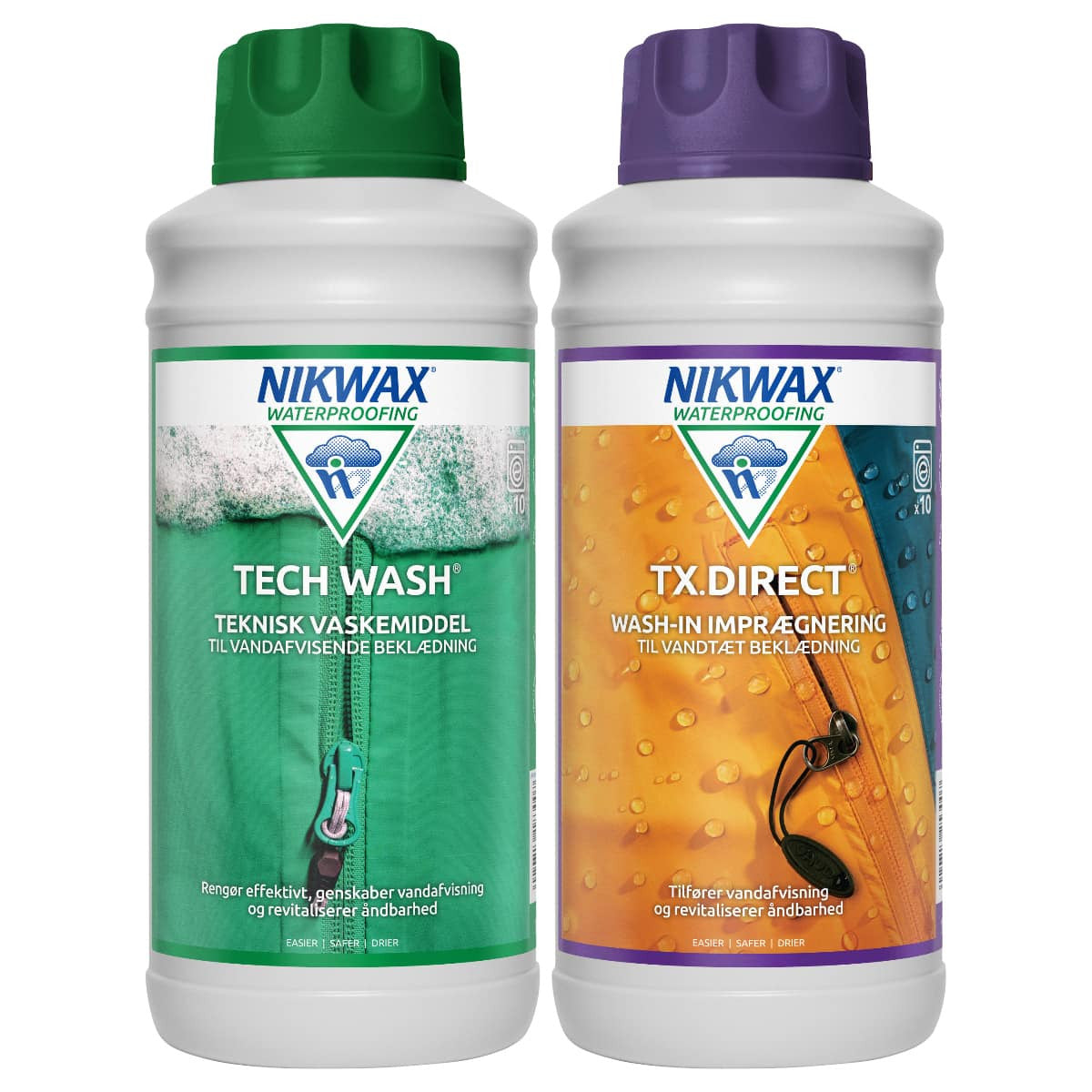 Nikwax - Twinpack Tech Wash/TX-Direct Wash-in  - 2 x 1 L