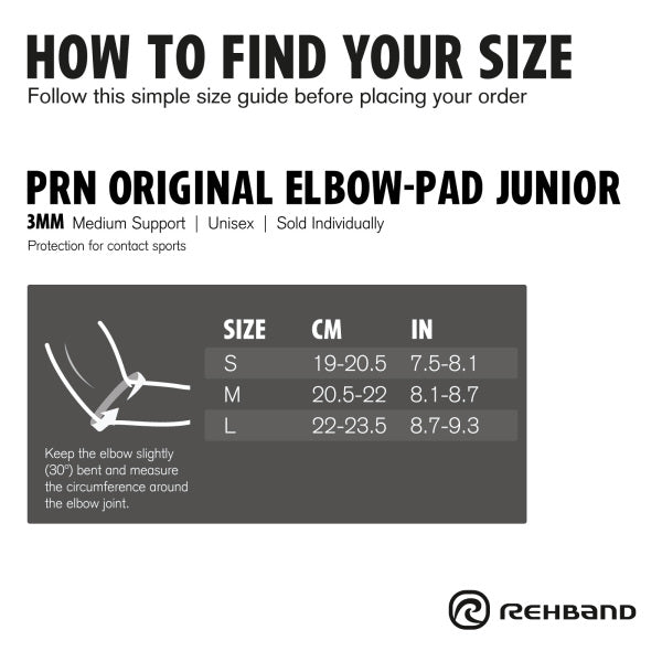 Rehband - PRN Original Elbow Pad Jr - Blue