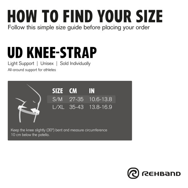 Rehband - UD Knee Strap - Black