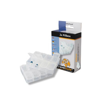 TravelSafe Pillbox, 2 boxes...