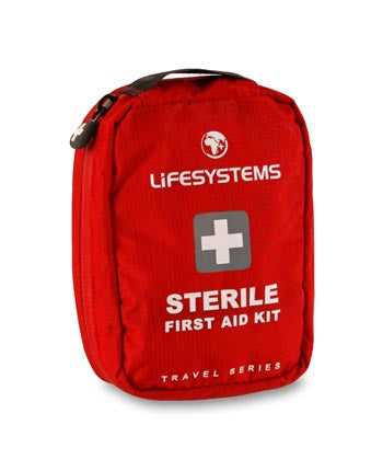 LifeSystems Sterile Kit sterilt førstehjælpssæt, rød